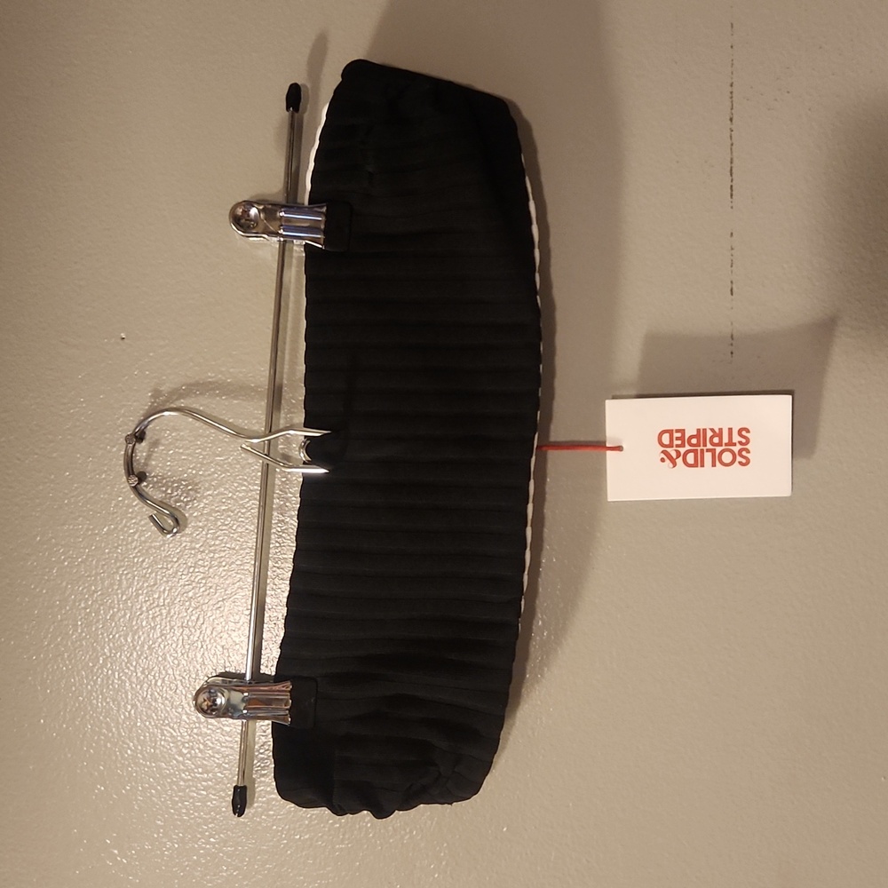 Solid & Striped Black/White Tube Top size MD